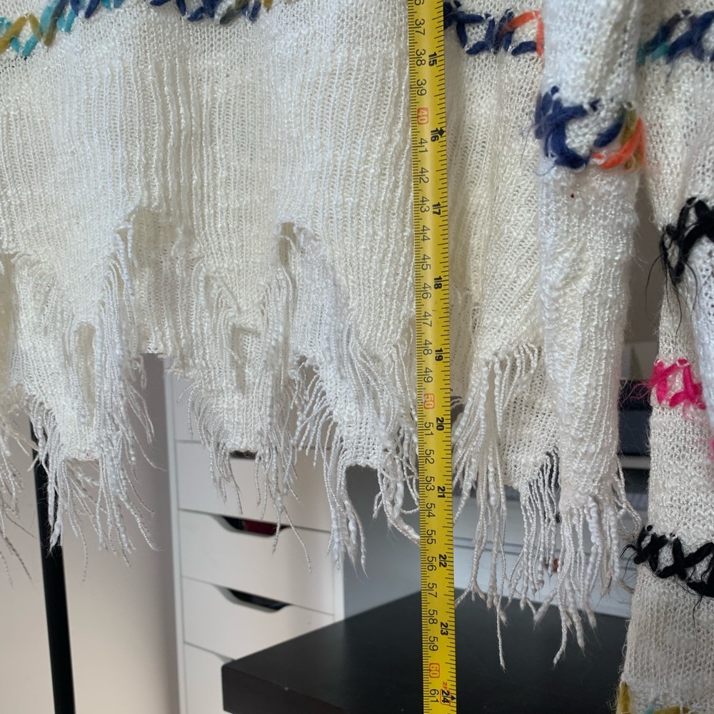 Embroidered Fringe Sweater - Picture 8 of 9